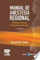 libro Manual De Anestesia Regional